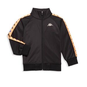KAPPA 222 Banda Dullo Track Jacket Kids Size 12Y‎ Black NEW Streetwear Sporty
